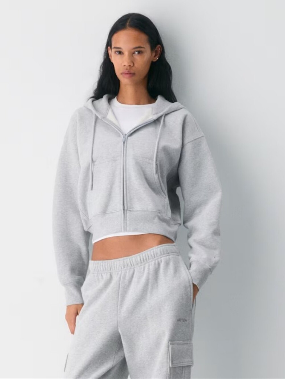 Aritzia COZY SWEATFLEECE BOYFRIEND BOXY ZIP HOODIE |